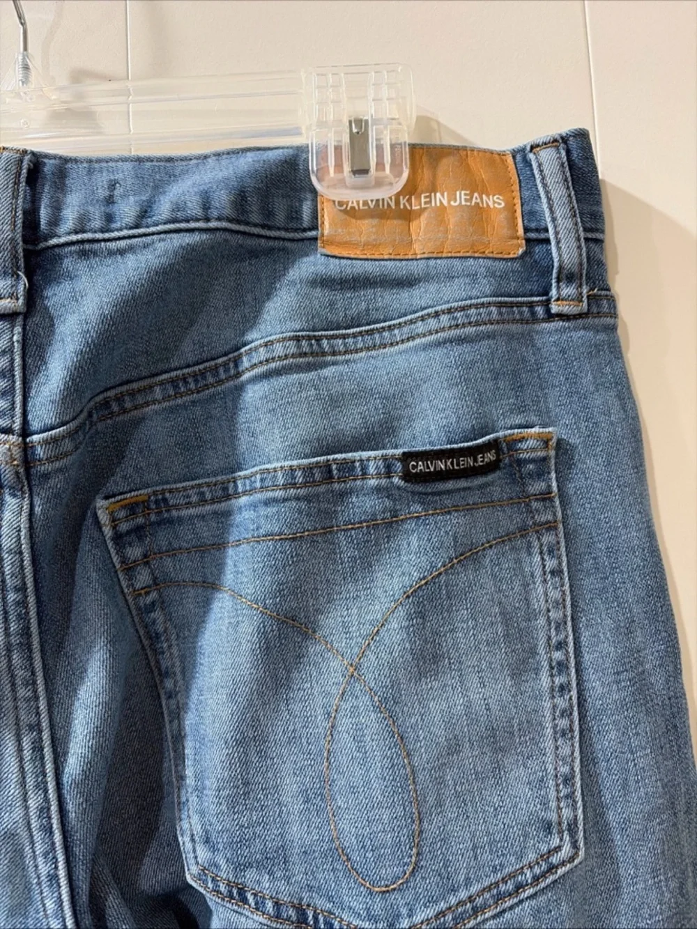 Calvin Klein Jeans Men's Straight Denim - Light Blue Wash
